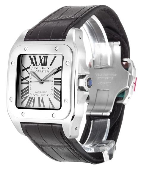 cartier santos 100 carbon replica|cartier santos 100 logo.